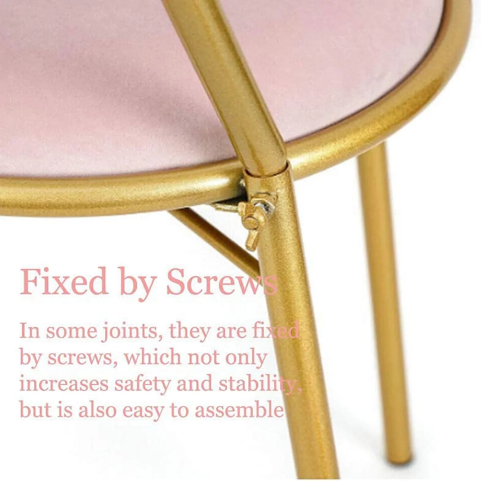 Girls Golden Backrest with Princess Creative Chair Makeup Cushioned Stool Room Back Vanity Dining Pink Bedroom, Chairs Modern Ladies Seat MONIPA Chair Butterfly for Leisure Chair Vanity Stool Art