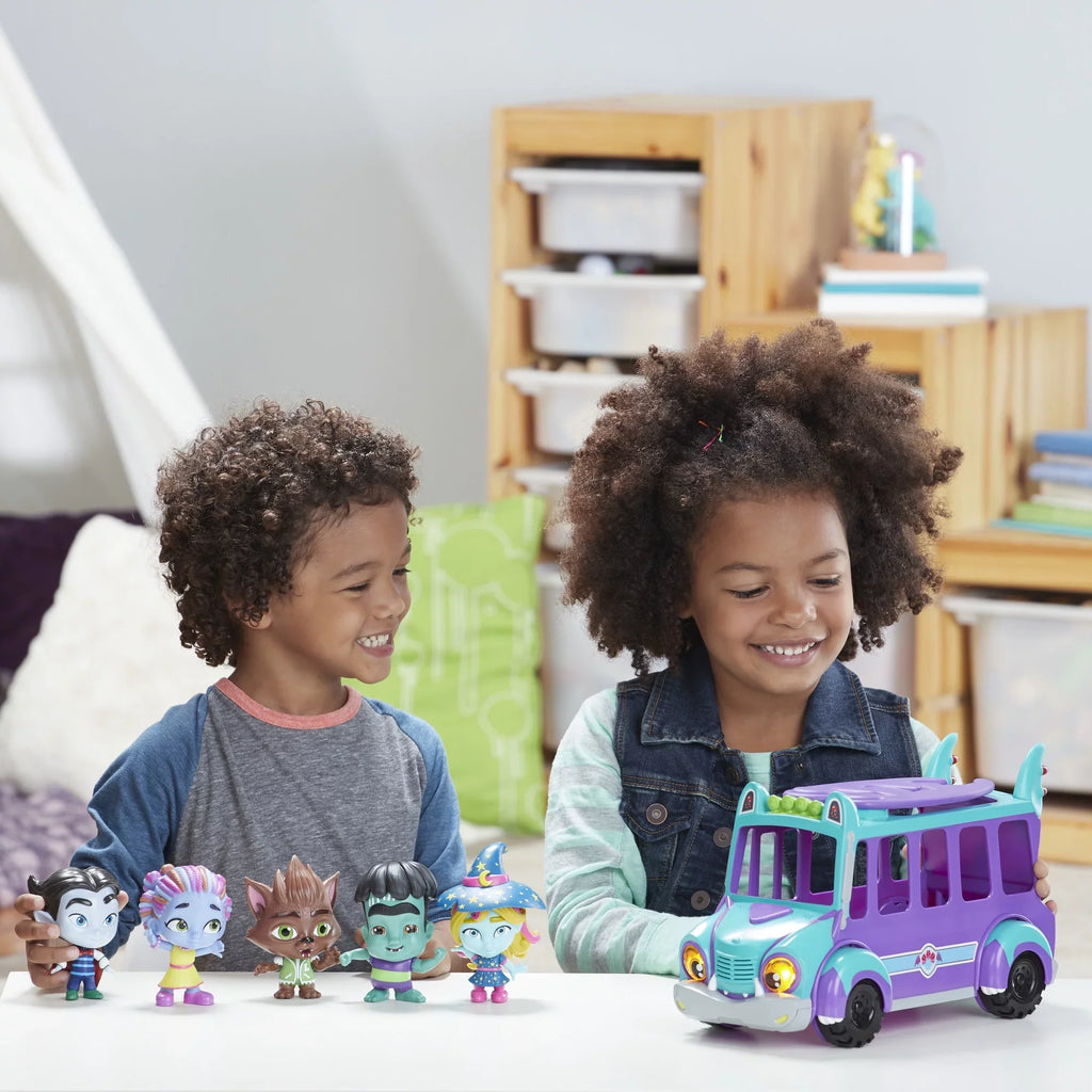 Sounds, and Netflix Toy Music Up Lights, Monsters Super Monster GrrBus with Bus 3 Ages and