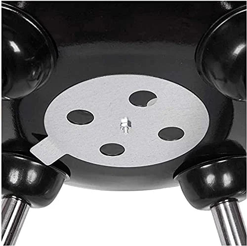 Outdoor Stainless Grilling Steel Cooking & Burgers, Backyard Kettle (18" & Portable Standing Black) Tailgating Grill Backyard Steaks, Grill for Charcoal BBQ Pitmaster