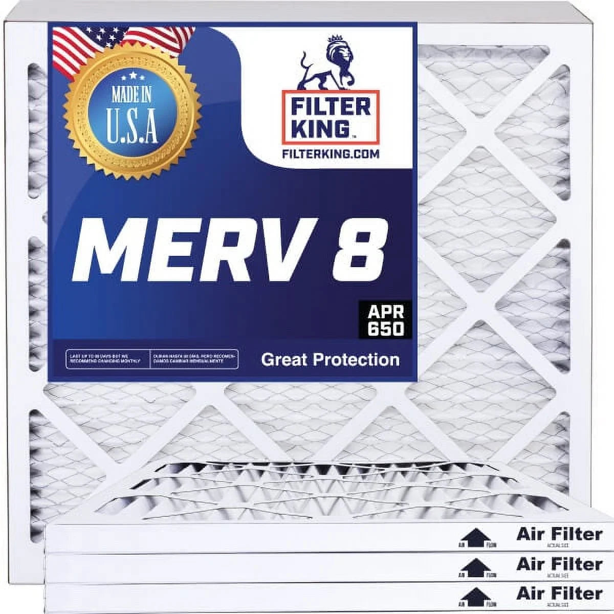 | King A/C .75" MADE x Size: Pleated x 4-PACK Filters Filter IN 32.5 HVAC Filter | 8 11x32.5x1a Air Furnace Actual | | USA 11 MERV
