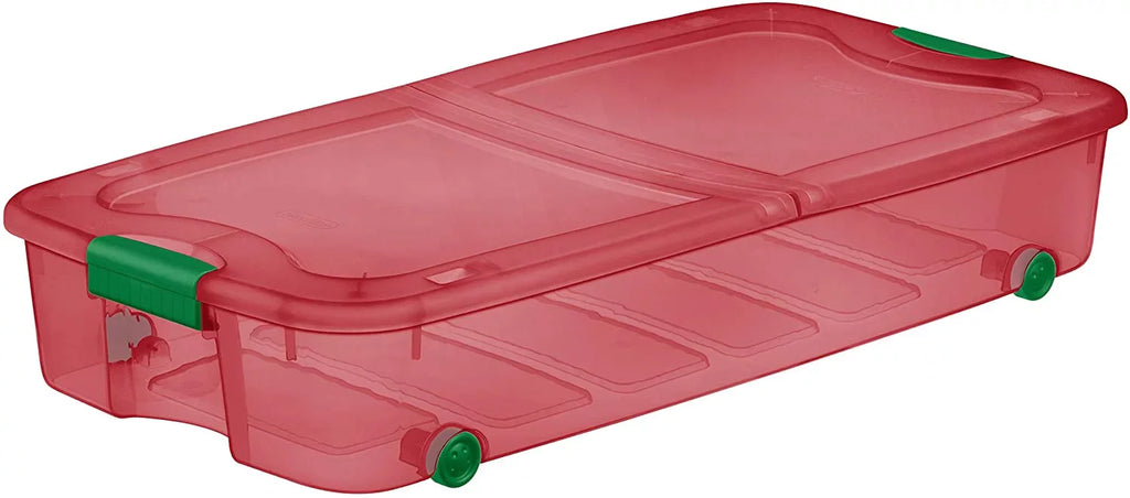 Capacity RV, Are Clothes, Diapers, Boxes Unit Storage Bed 66 Shoes, Books, Under Plastic Containers Linen. Camping, Quart Bin Office Pantry For Foods Supplies, 4-Pack