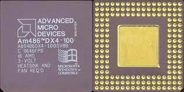 3VOLT AM486TM DX4-100 AMD CV 9619DPB CPU,