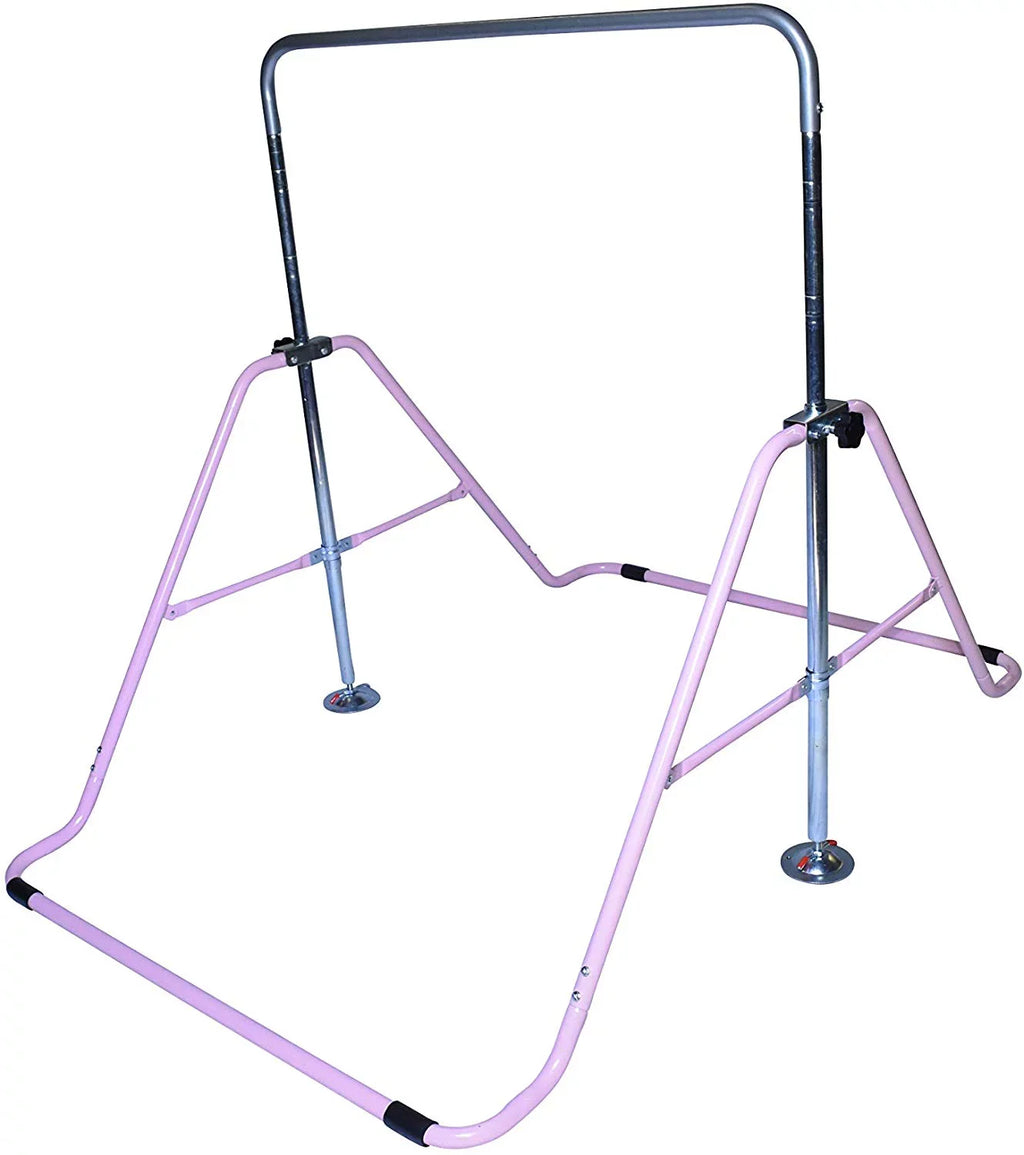 Gymnastics Bar Horizontal Gym Tower Bar, Climbing Bar, Jungle Kip Bar Junior Progymnastics Pink Monkey Training,