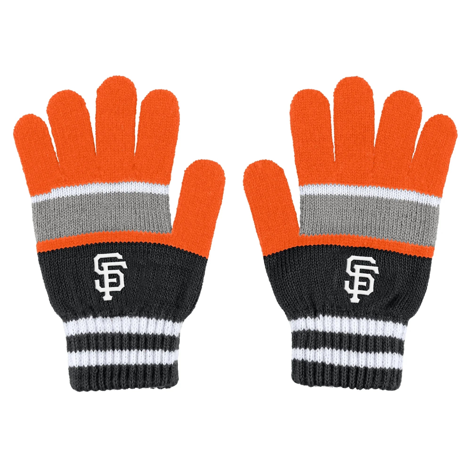 & San Stripe by Erin Giants Set Scarf Andrews Glove Women's WEAR Francisco