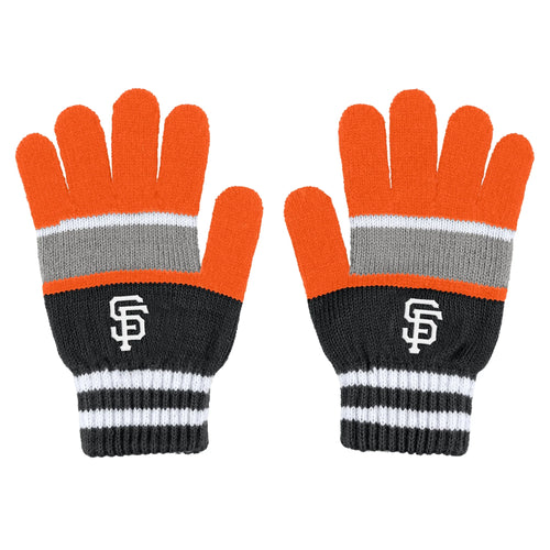 & San Stripe by Erin Giants Set Scarf Andrews Glove Women's WEAR Francisco