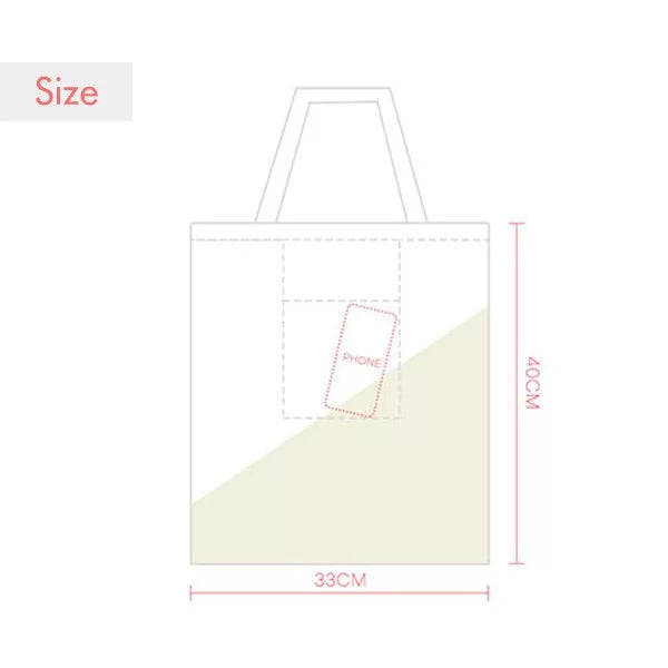 Canvas Tote Shopping Father Belong Casual Satchel Handbag Identifies Bag Entry