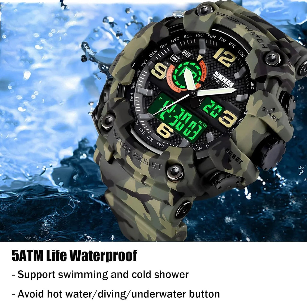 Function S-Shock Digital Multi Men's Alarm Watches LED Military Watch Sports Gosasa Watches¡­ Waterproof