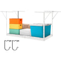 Rack Garage 36x72in 550lbs Rack White Overhead VEVOR Storage Adjustable Ceiling