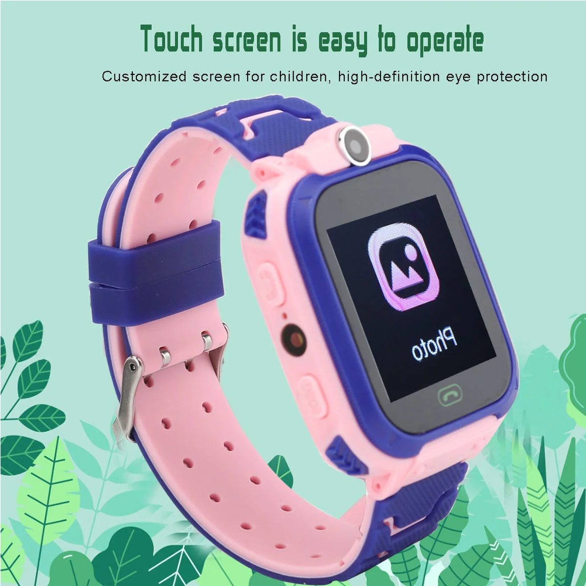 Relojes Reloj Prueba para ni?os ni?os, Inteligente IOS/AndroidQ12, Relojes Agua multifunci¨®n Fyearfly de Digital a Digitales de para Reloj ni?os Reloj para para Exteriores(Rosado) Pulsera para