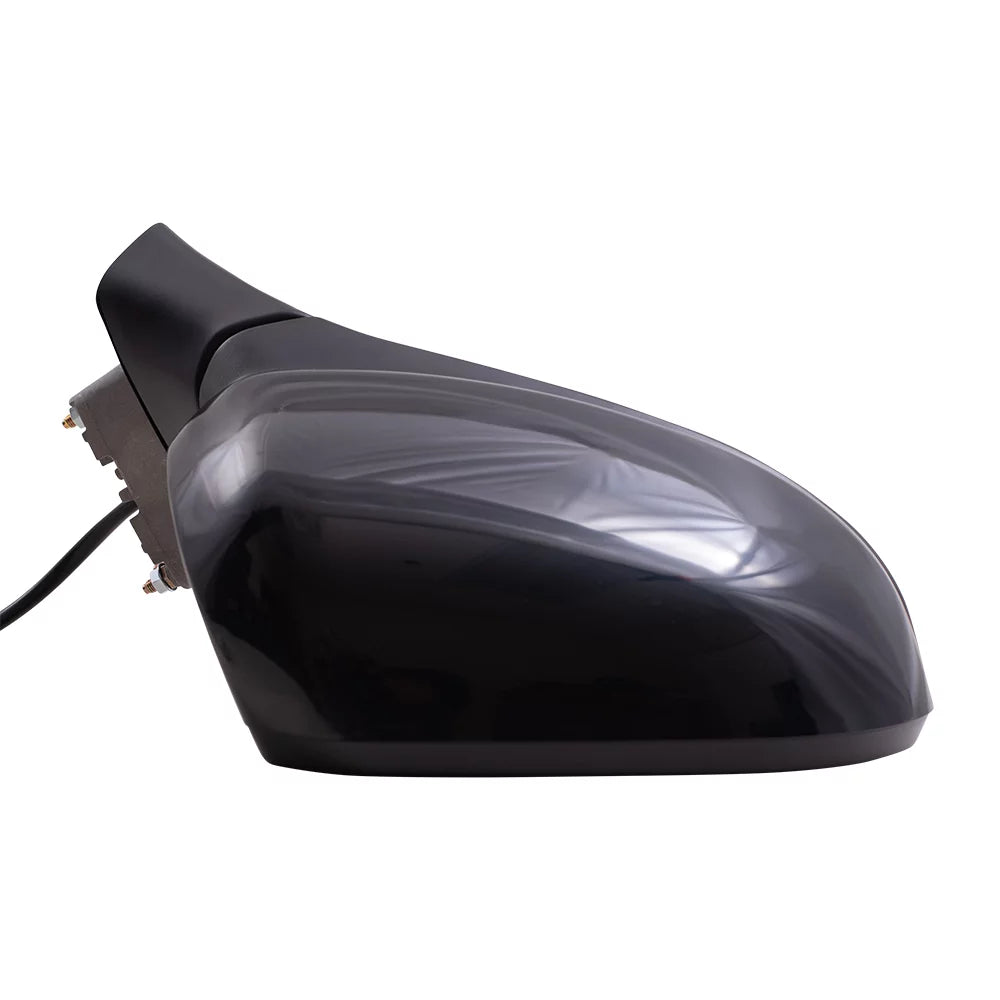 2019 Brock without Right Heat-Signal-Camera Compatible Textured Passenger Replacement Aftermarket Hyundai with Fe Santa Power Black Mirror