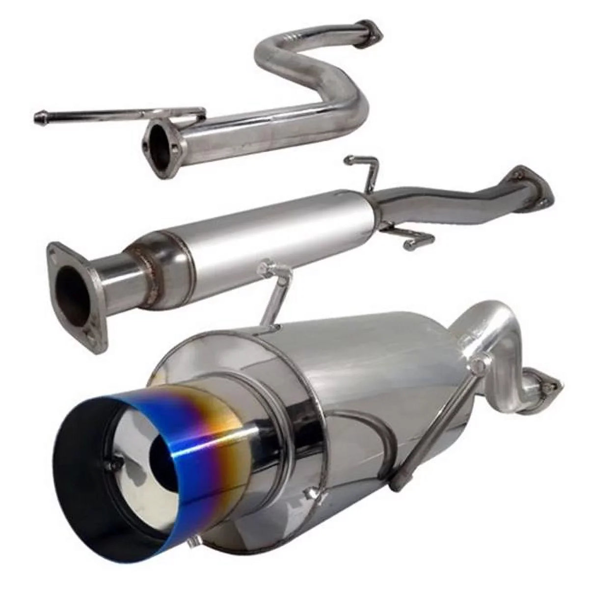 N1 Inlet Tip 48 for System Style Exhaust with 13 x x Acura Model Ls-Rs 10 Integra, Burnt 01 in. to Catback 2.5 94 in.