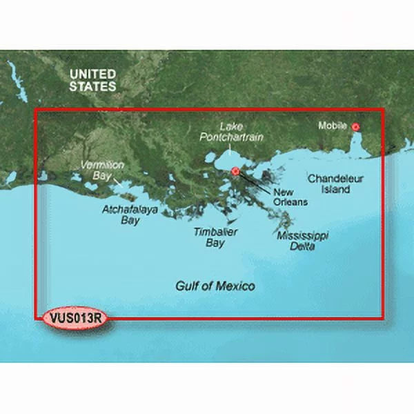 BlueChart Garmin Vision g3 Charles HD Lake