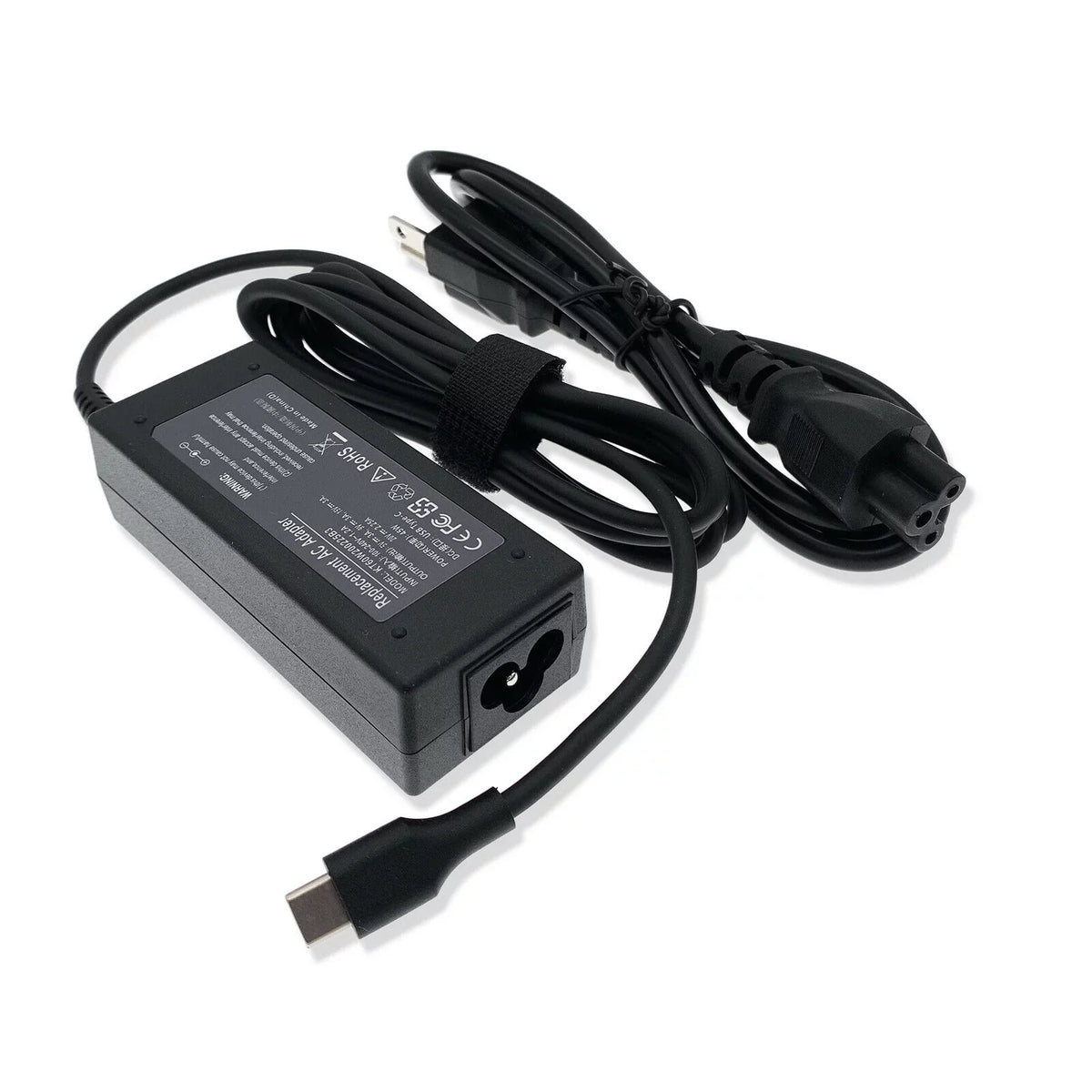 P82G003 Charger AC For Adapter XPS Laptop Cord USB-C 45W 2-in-1 13 7390 Dell