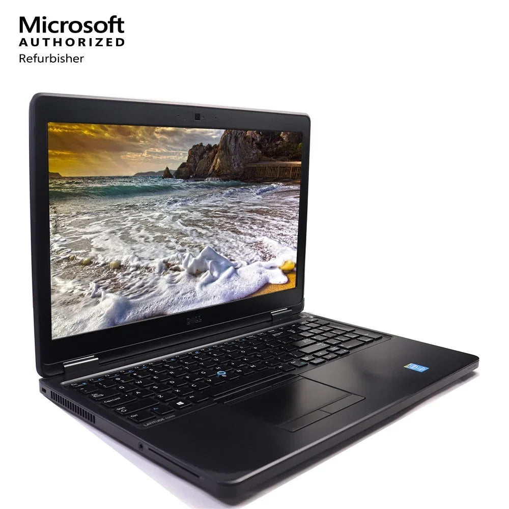 (Refurbished) 8GB Keyboard Windows HDMI 512GB Restored PC Laptop with Notebook Dell Business, Professional E5550 SSD Laptop - For 10 Wi-Fi Backlit 15.6" and