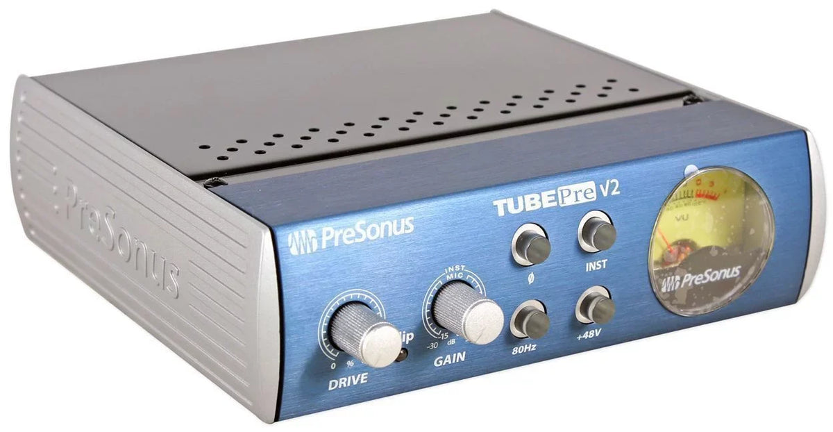 PreSonus and 6' XLR Cables Vacuum Box Tube V2 Direct TubePre (2) Preamp/DI
