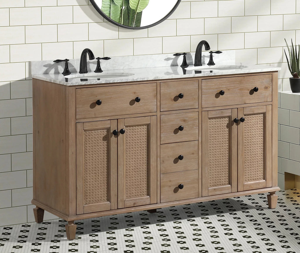 Annie Fir Vanity Weathered Bathroom 55