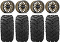 Tires Reptile FXT Krank Pro 28" Kawasaki Raceline Bronze 14" Wheels Mule