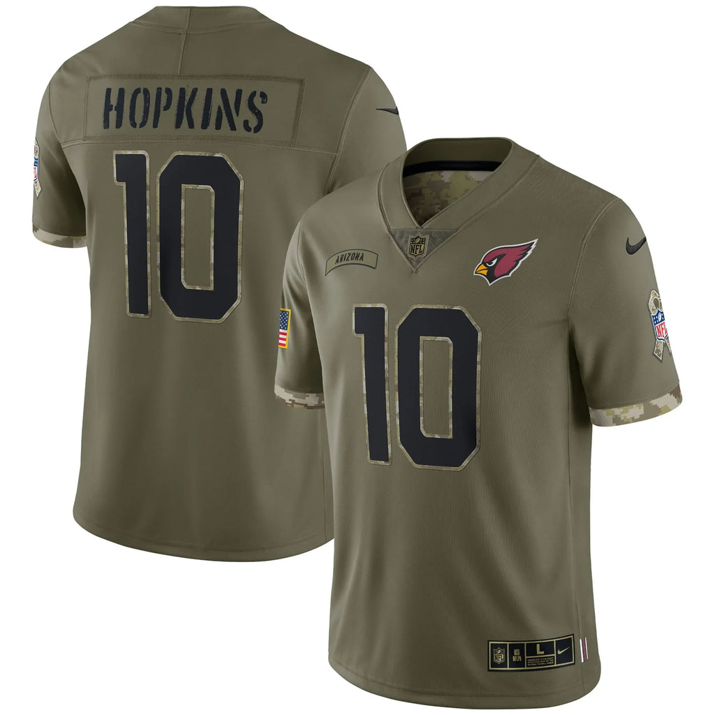 Service Salute Jersey Limited Nike Cardinals Olive To 2022 Arizona Hopkins Men's DeAndre