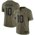 Service Salute Jersey Limited Nike Cardinals Olive To 2022 Arizona Hopkins Men's DeAndre