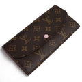 LOUIS Pre-Owned Monogram Long Wallet IC Ballerine M61289 Women's Rose (Good) Portefeuil VUITTON Emily