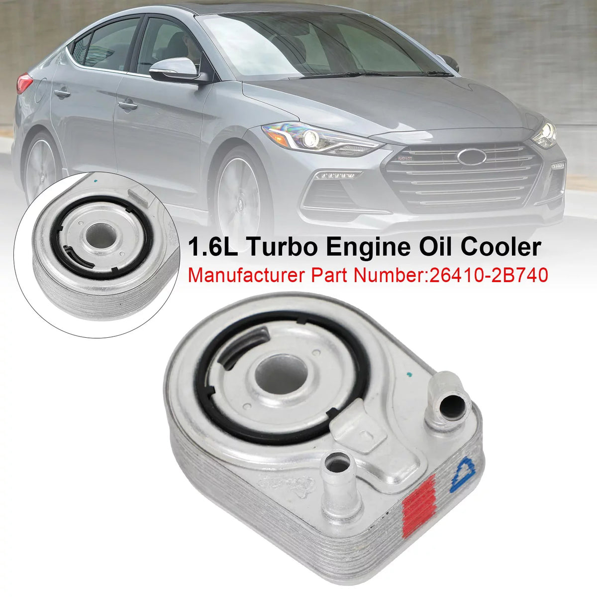 13-20 Sonata Oil Elantra Tucson Engine 1.6L For 26410-2B740 Veloster Kona Cooler