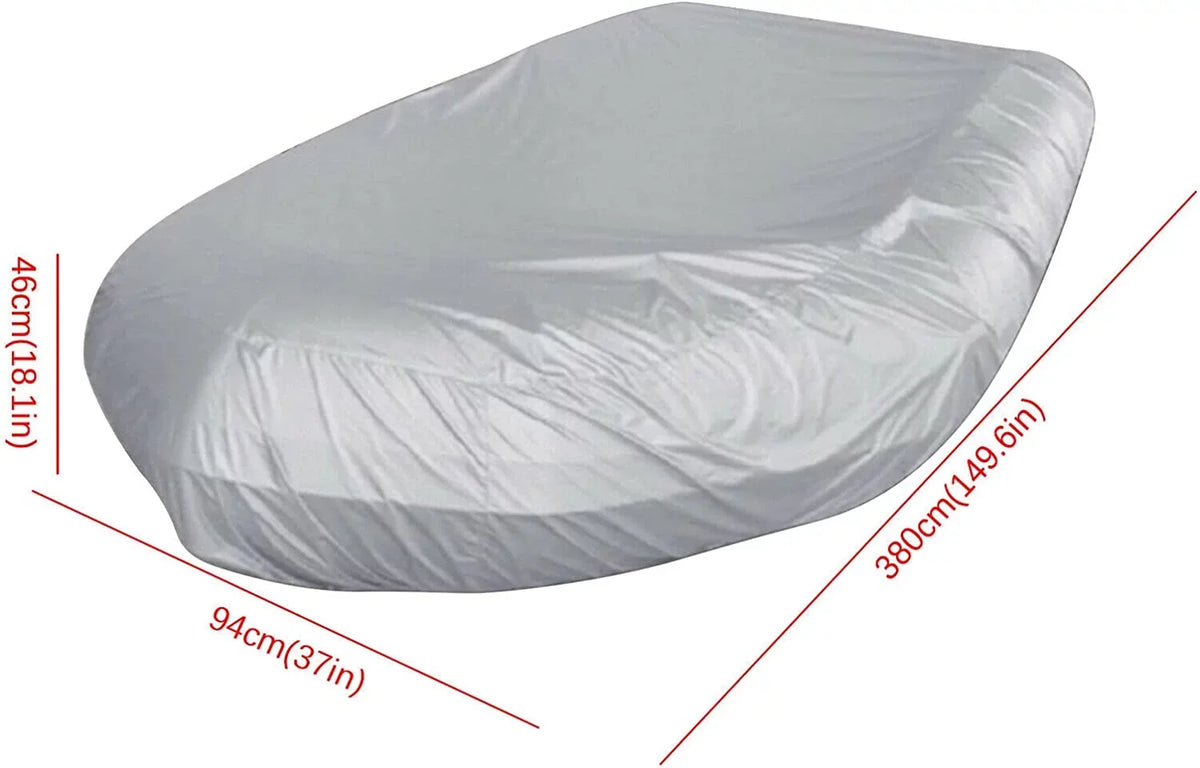 Fishing UV-Resistant Inflatable Professional Boat Grade Boat Cover Hull Miumaeov Polyester for Boat Waterproof Heavy-Duty Boat and Bass Speed Type Marine V-Shaped
