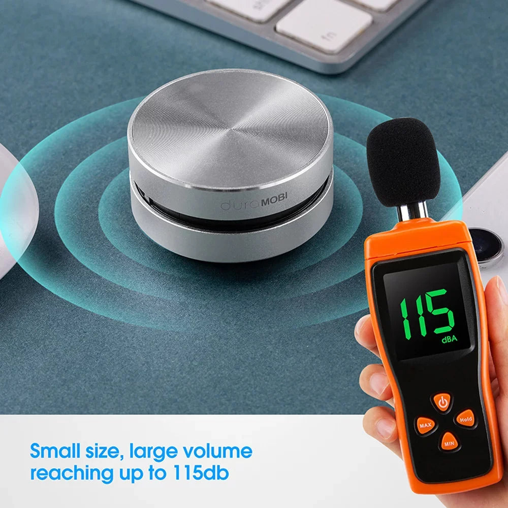Silver Portable Speaker Sound Bone Wirelessly Loud Built-in BT Dura Mini Mic Stereo 2 MOBI Conduction Packs Sound Speakers Box