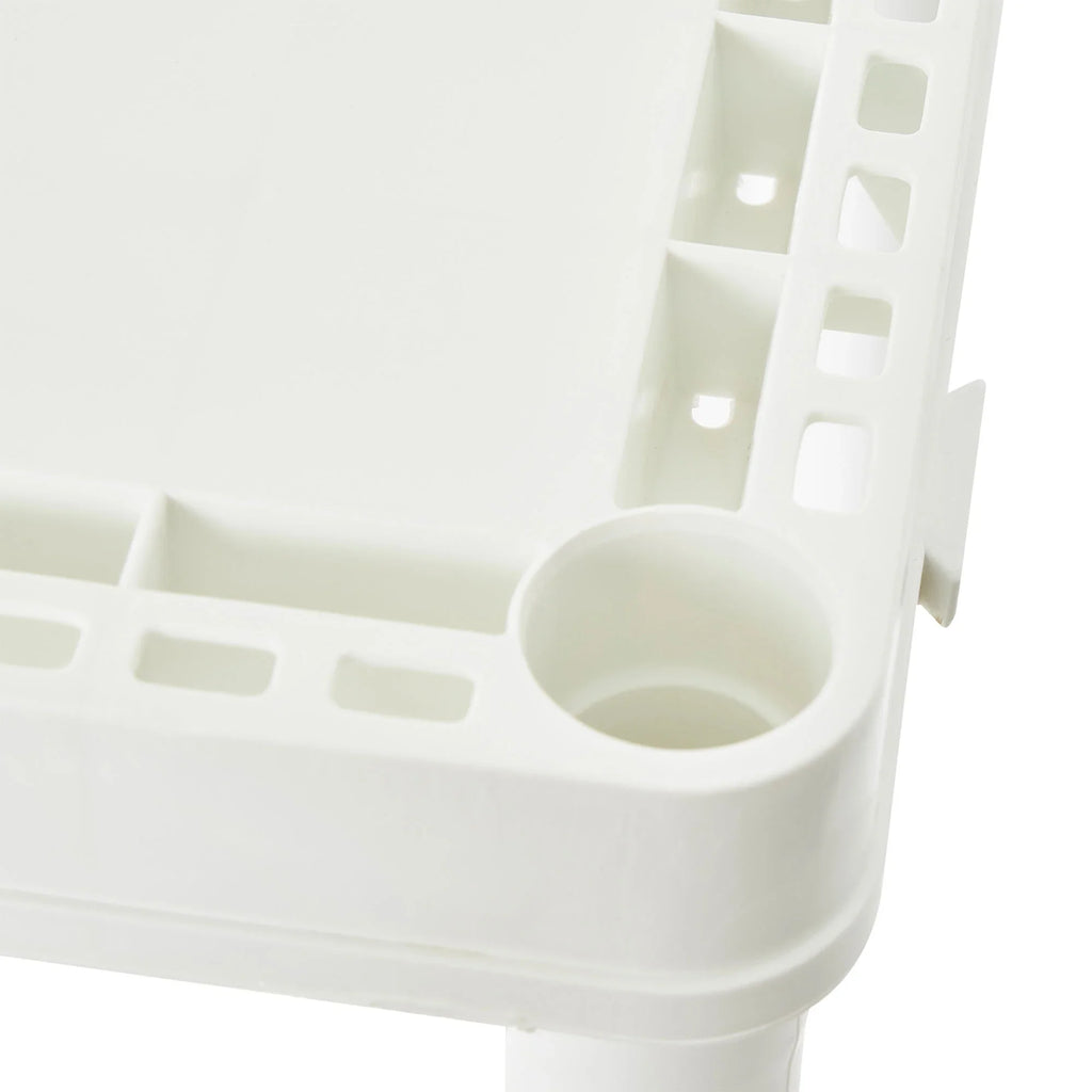 Set Height Unit, Living White Shelf (2 Light Pack) 4 Storage Gracious Duty