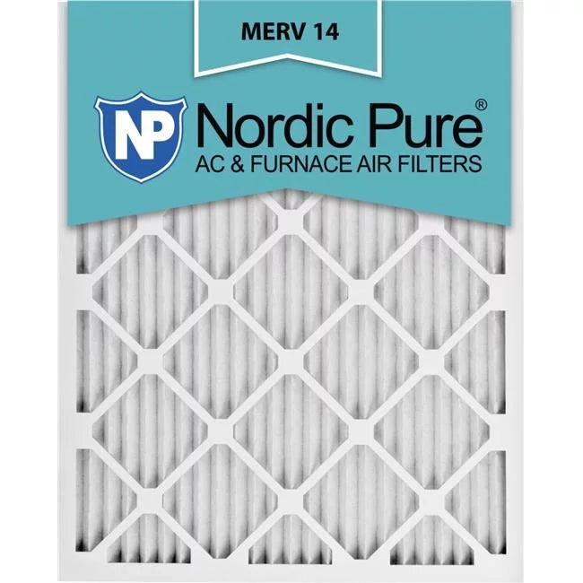 6 - x Nordic 1 Pure MERV Pack of 14 in. 17-1-4x26x1ExactCustomM14-6 AC 26 Furnace x Exact Filters, 17.25