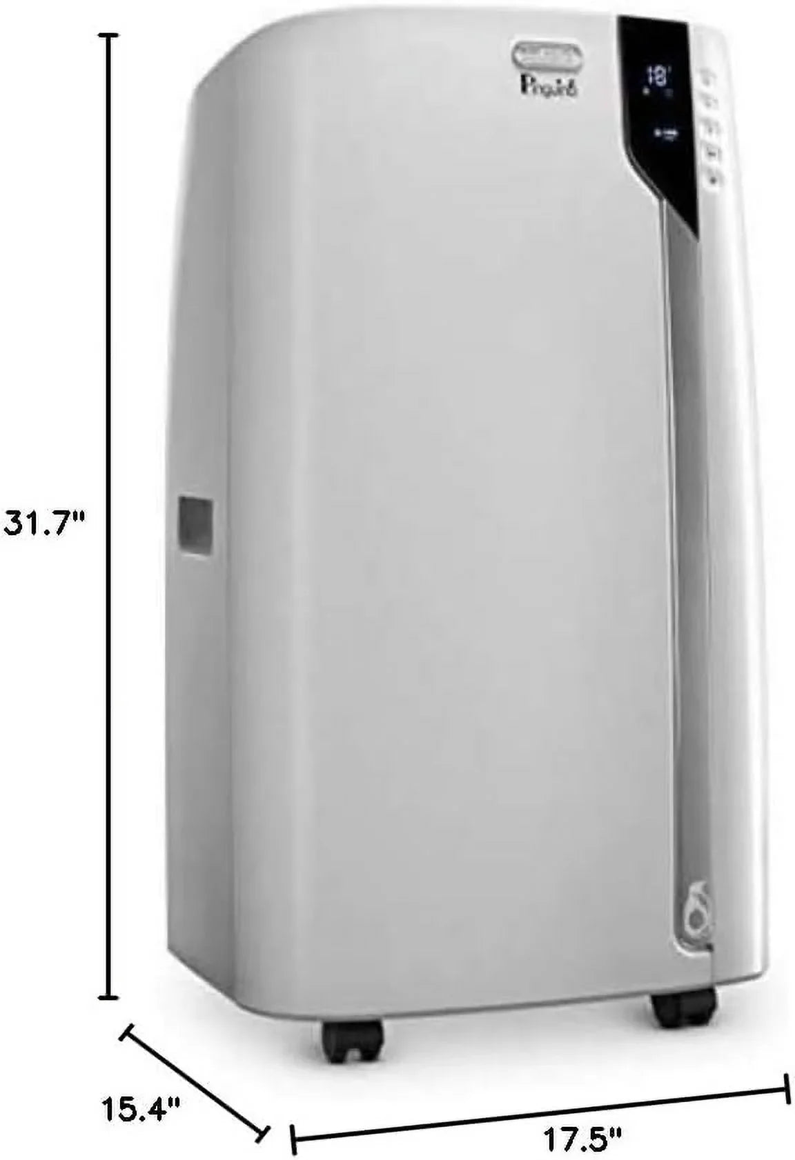 Ft BTU, Conditioner, White Conditioner WH DeLonghi Sq remote, White Bluetooth 12,000 Portable Pinguino Air 500 PACEX360LVYN