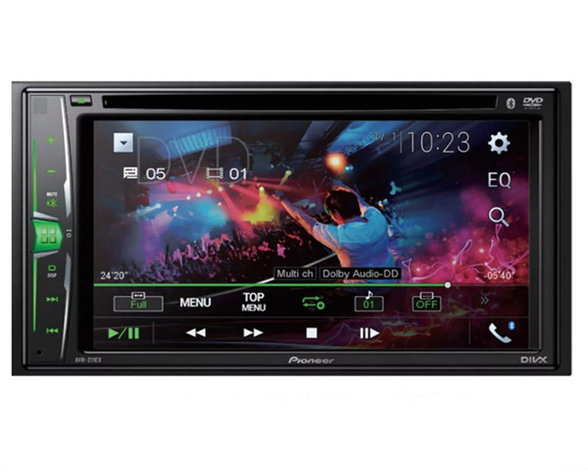 AVH211EX Receiver License Camera with Pioneer Plate Backup Multimedia