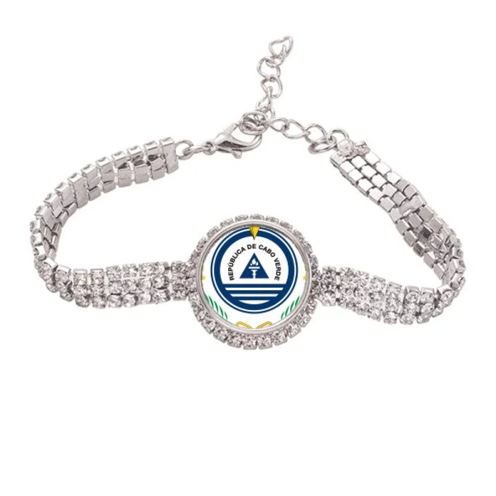 Cape Bracelet Jewelry Chain National Country Tennis Diamond Anklet Verde Emblem