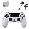 New Earbuds Wireless - PS4 DualShock With Included BOLT - Like Bundle White Controller AXTION