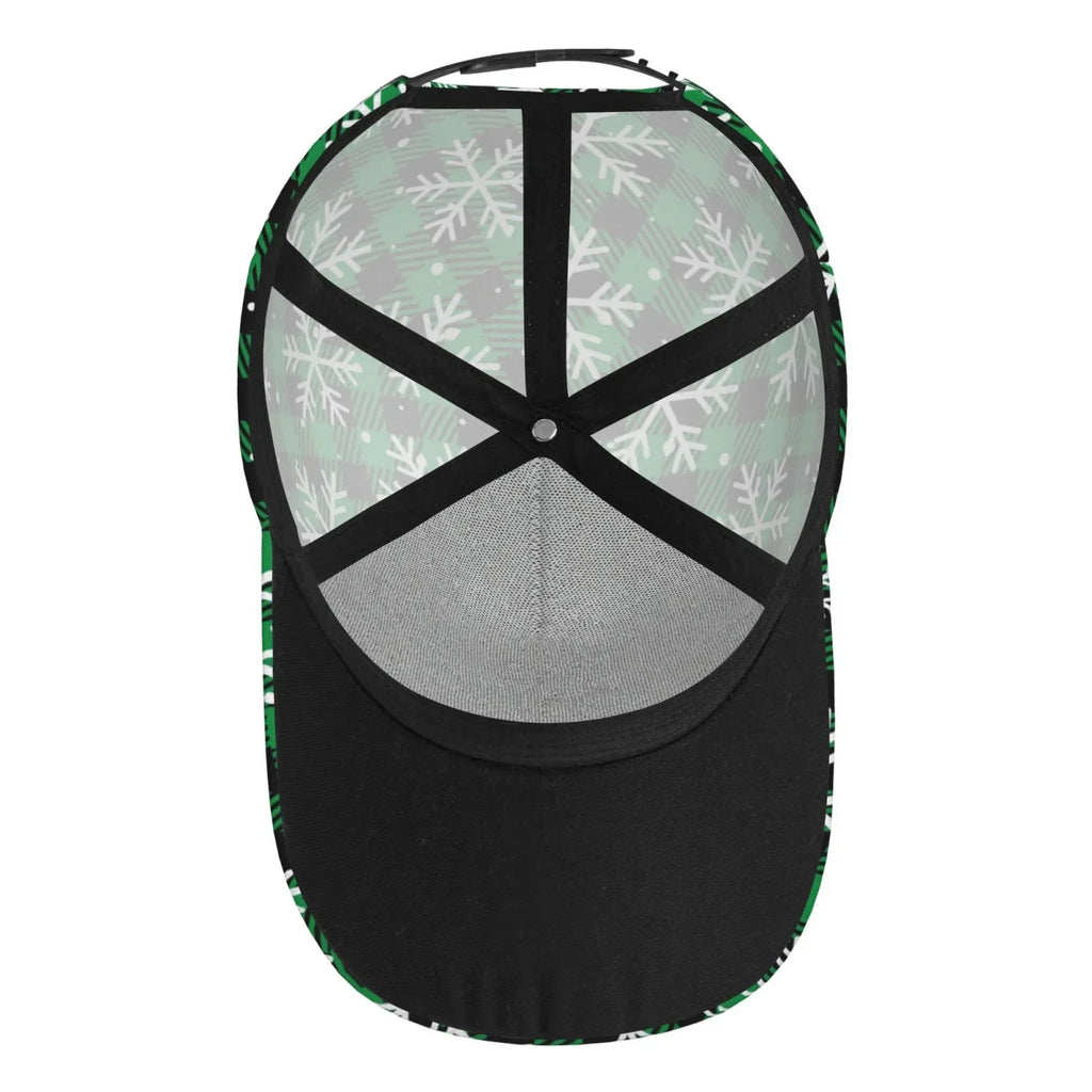Hat(Christmas Dad Outdoor At Activities Plaid) All and Size Buffalo Cap Pattern for Seasons Baseball Workouts Balery Adjustable Running