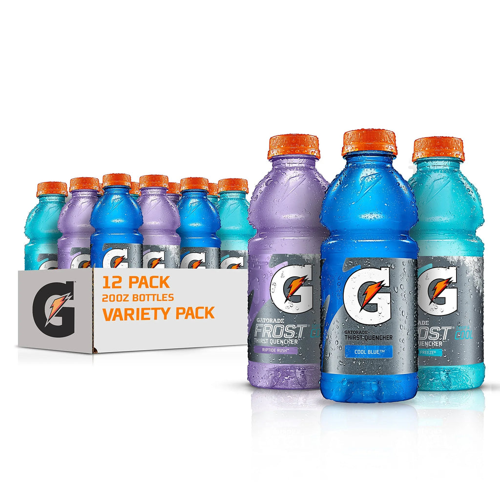 Gatorade Frost Ounce Pack, Thirst 12 20 Variety Pack Of - Quencher Original 3-Flavor Fl