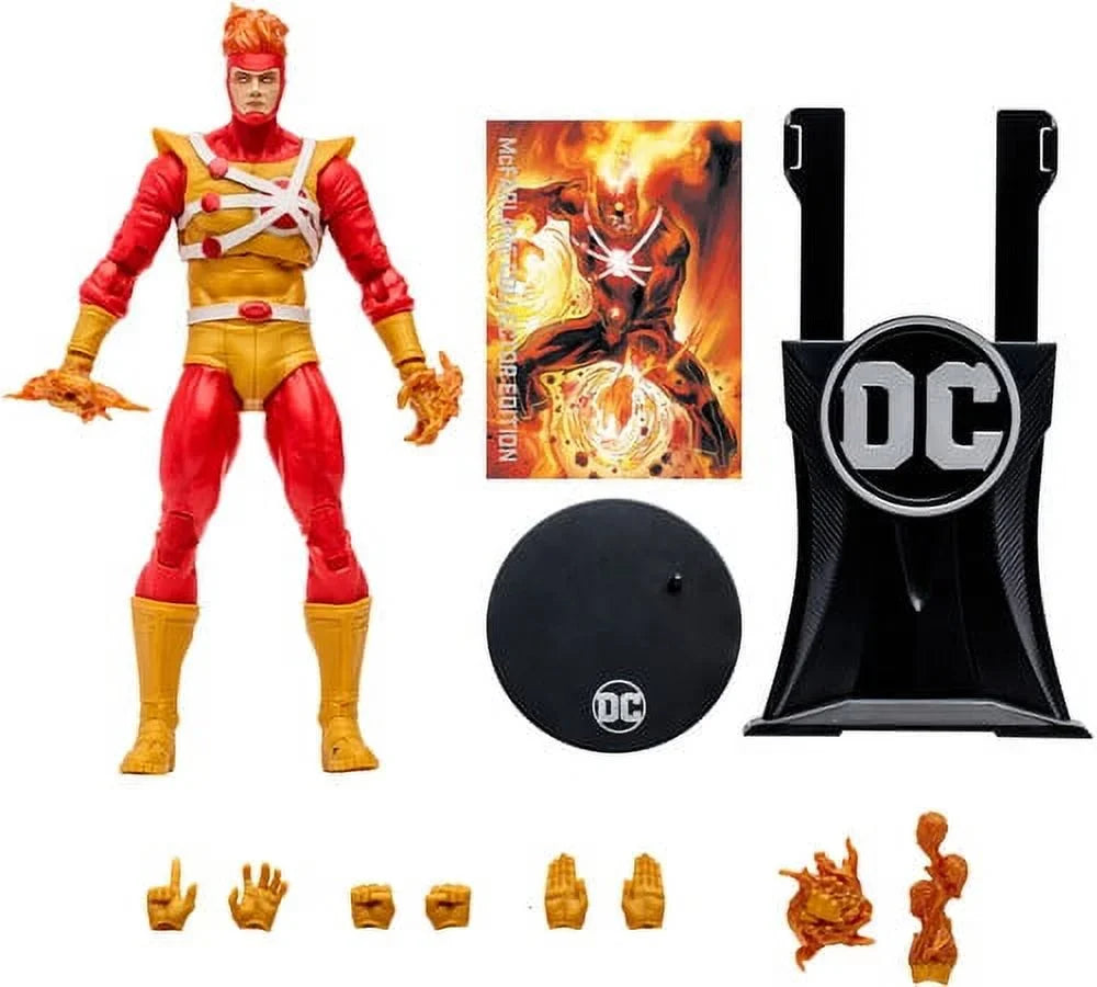 On Firestorm McFarlane (Cris Figure Collector Action Earths) Infinite DC Edition