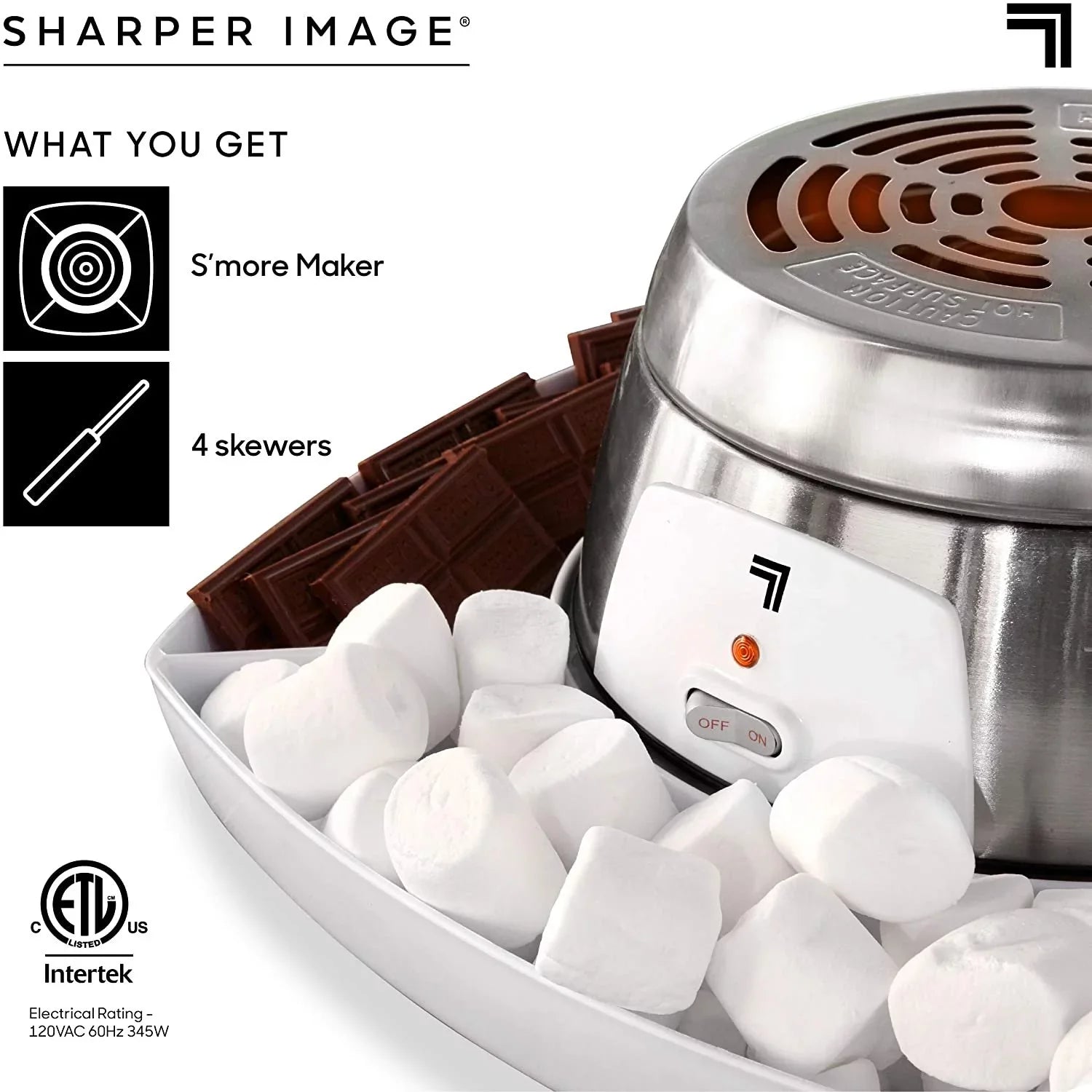 6 Tabletop IMAGE Set S'mores for Piece Maker Electric Indoors, SHARPER