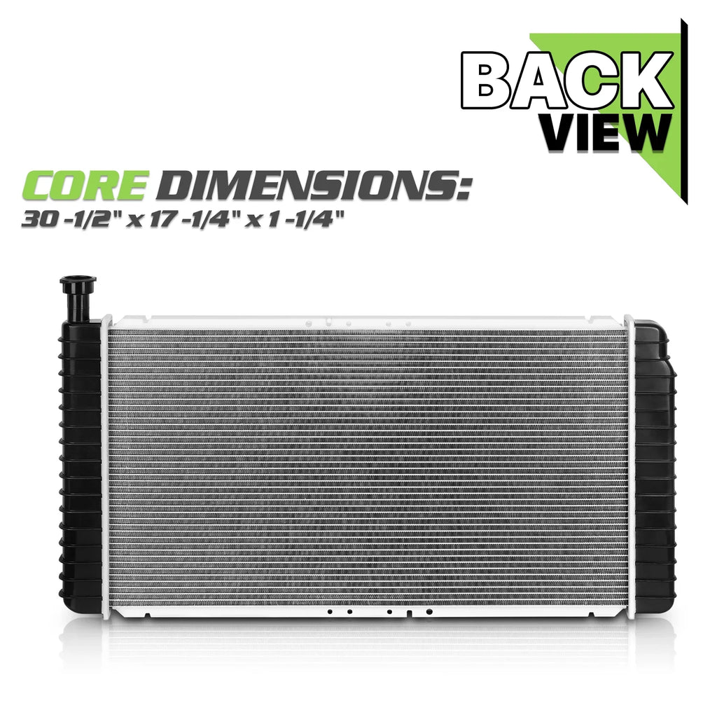 5.7L for 1500/2500 OE 5.0L 4.3L Cargo Van 2044 Replacement Magshion Aluminum (1996-2002) AT Savana Chevrolet (1997-1999),GMC Radiator
