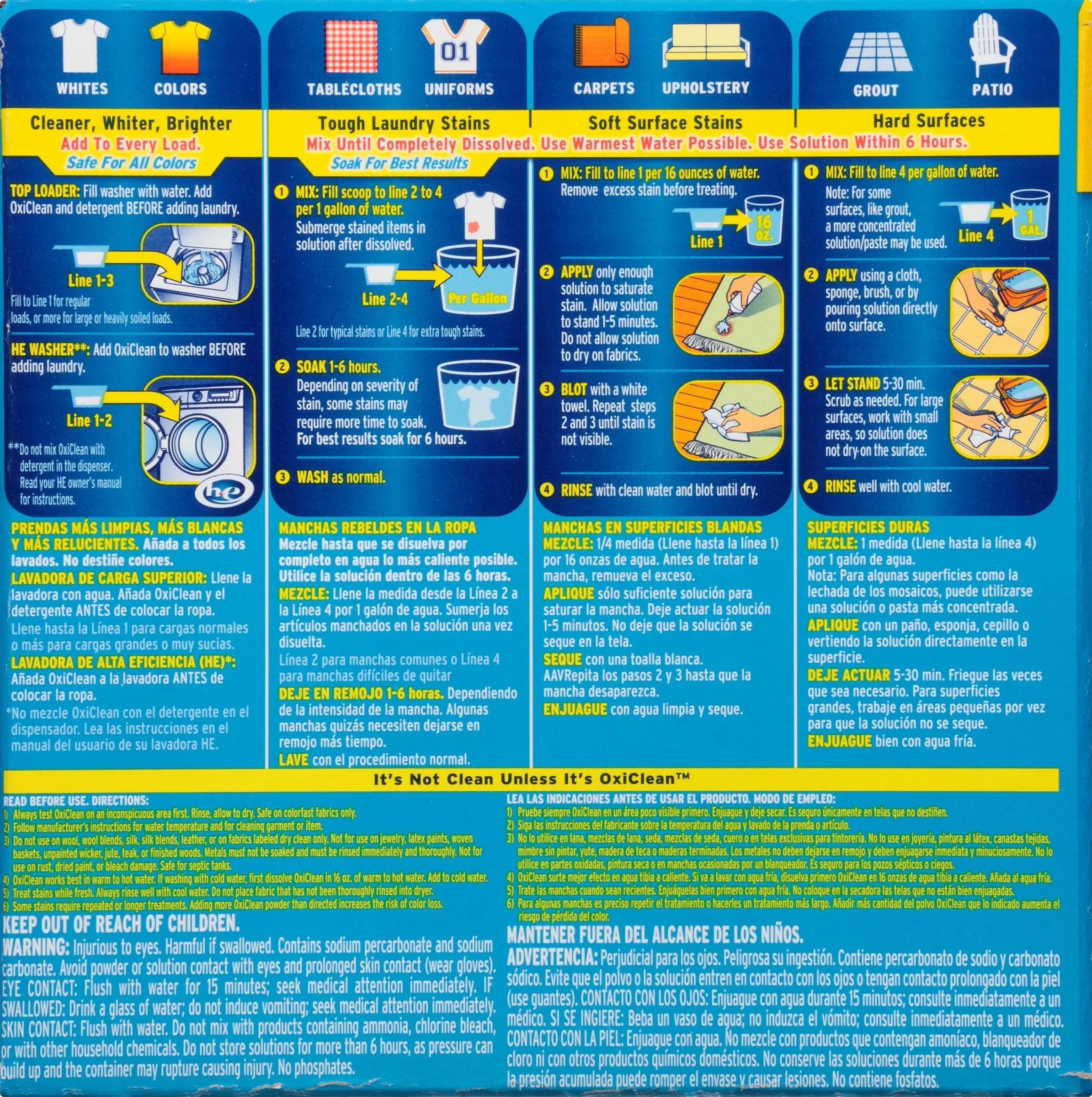Remover Stain Box 11.7 lb. Versatile OxiClean?