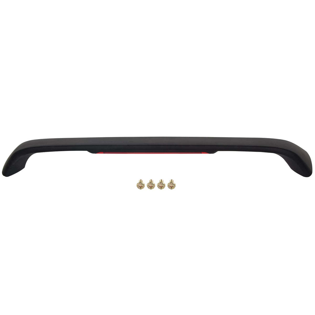 1998 Light with 2DR Brake 1996 Trunk Spoiler Winglet Honda LED Lamp Lid Kojem 1999 Style for 2000 Wing Matte Civic 1997 T-R Rear Black