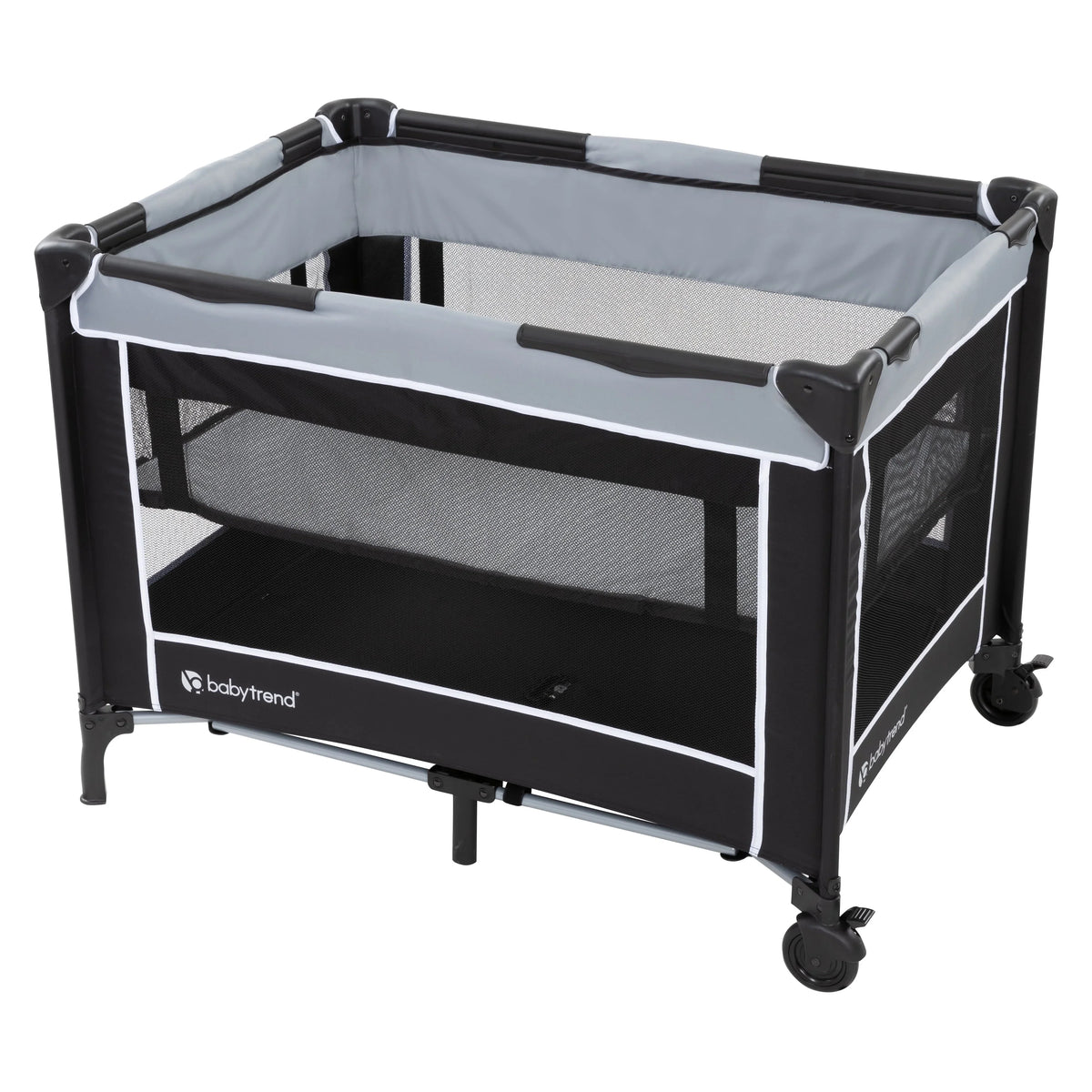 Portable Trend ¨C Playard with Flat Twinkle Baby Unisex Grey, Bassinet