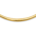 Graduated Necklace 14k QODG6-16 3/6mm Polished Omega