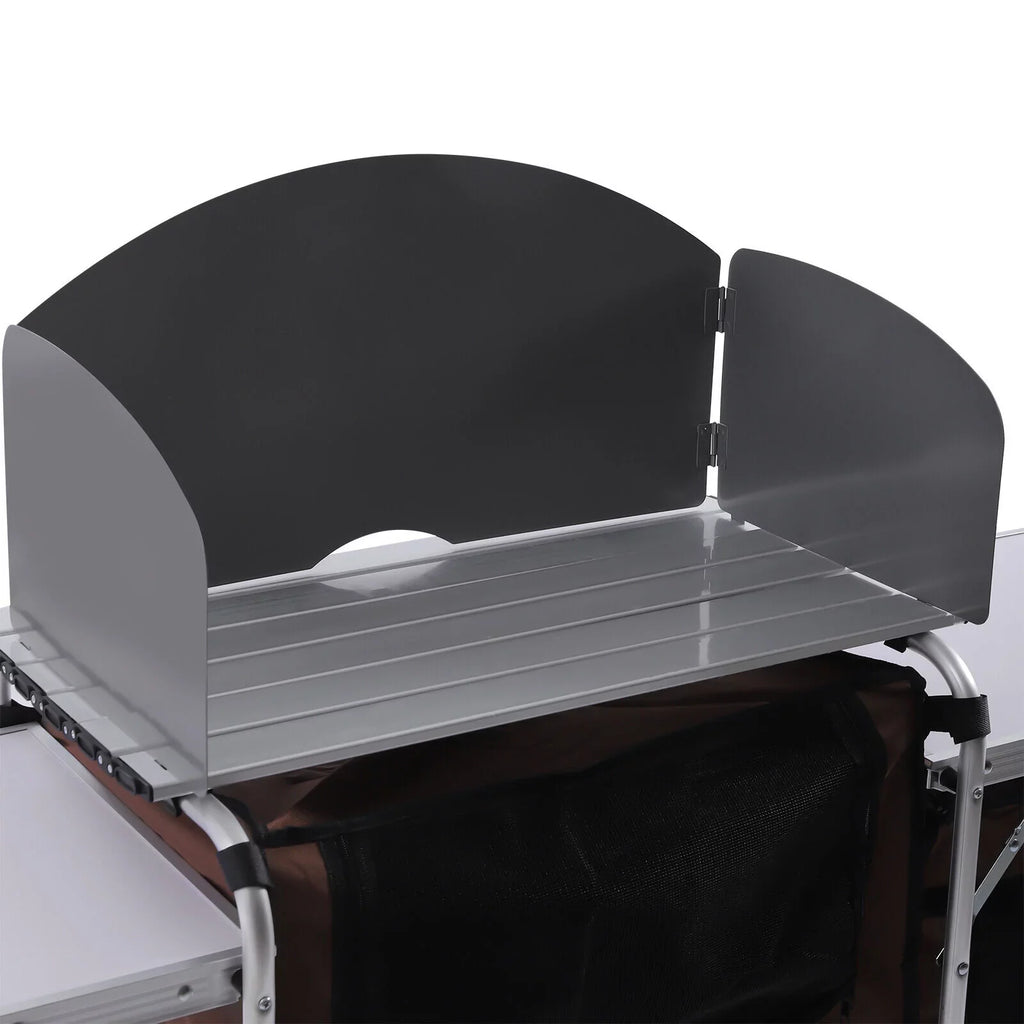 Kitchen W/ Table Folding Camping Foldable FETCOI Grill Tabletop Portable Station