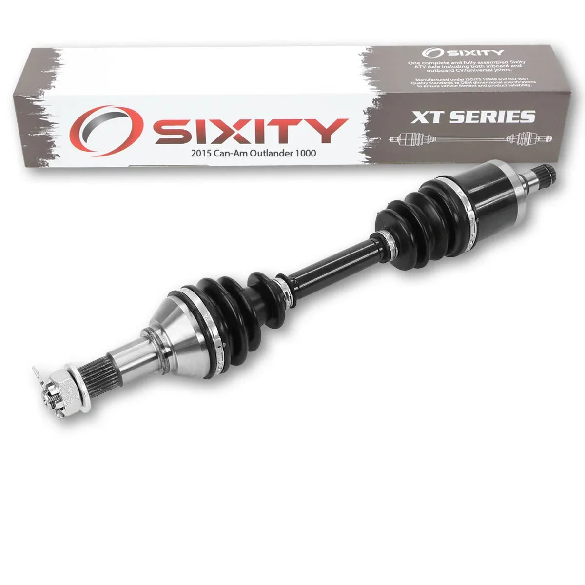 Axle Can-Am - XT 1000 compatible Sixity Front with 2015 Left 4X4 EFI STD Outlander