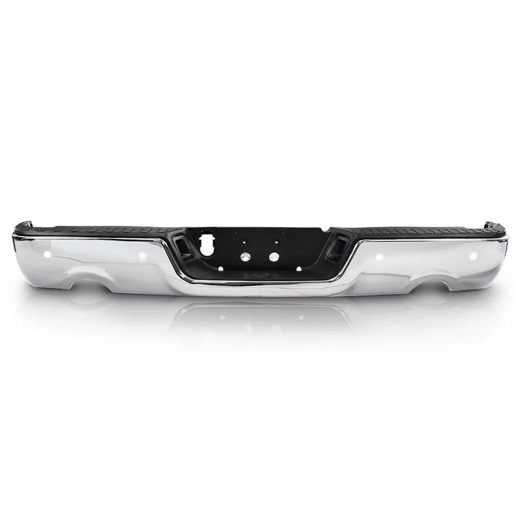 2011-2012 select: Model Rear Dual 1500 Bumper 1500 Ram Exhaust w/Sensor Pad 1500, RAM 09-18 Holes Step RAM Chrome 2019-2023 CLASSIC Fits DODGE For