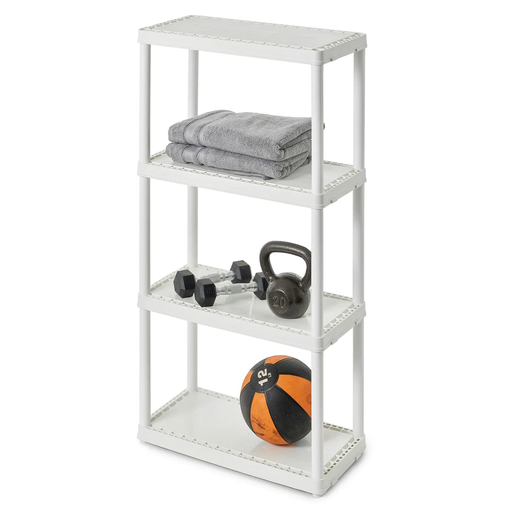 Set Height Unit, Living White Shelf (2 Light Pack) 4 Storage Gracious Duty