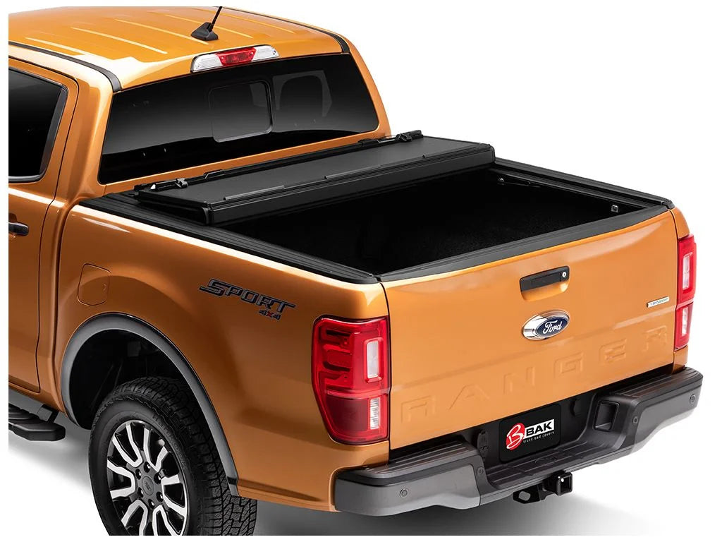 2023 - BAKFlip | Hard 2019 MX4 Cover | BAK 448332 Folding RealTruck Tonneau 5' 1" (61") Truck Bed with by Compatible Bed Ranger Ford