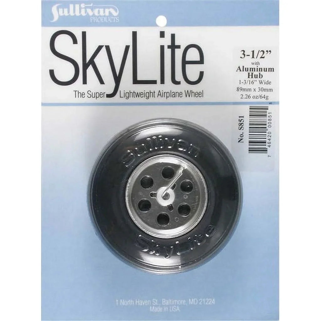 Hub Products Sullivan (1) Sullivan 851 Wheels w/Aluminum inch 3-1/2 SkyLite