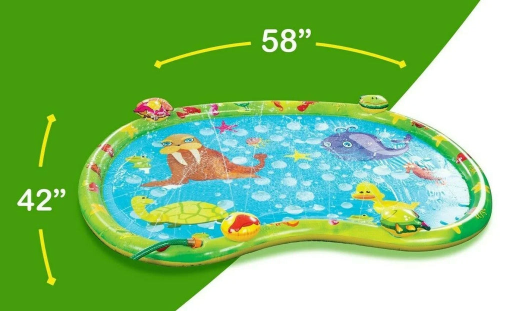 Mat, Splash Outdoor Kids Toys, Pad, Sprinkler Wading Pool, Pad Water Inflatable Splash Lawn Sprinkler Swimming Splash Pool,