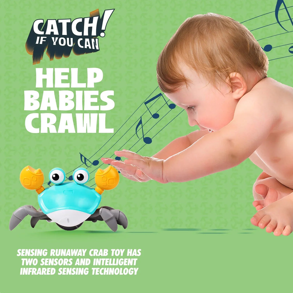 And Toys 3 5 9 Interactive 11 Crawl And 36 Baby Old Gift Birthday 10 12 Development 8 Learning Acantha For Crab Months 7 Crawling Music Babies 4 6 Toddlers